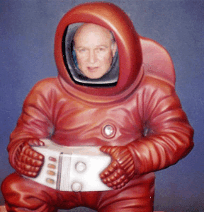Bill-in-space-suit Picture of bill in a space suite photo prop