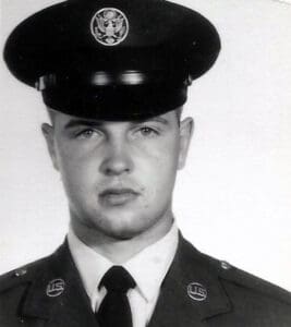 bill-in-basic Picture of Bill Madden in his Air Force uniform during basic training.