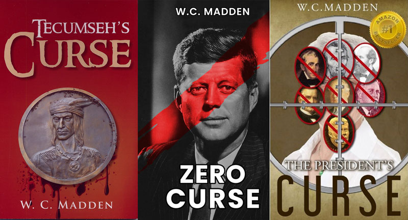 3 covers of books written by W.C. Madden